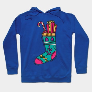 Stuffed Christmas Sock Hoodie